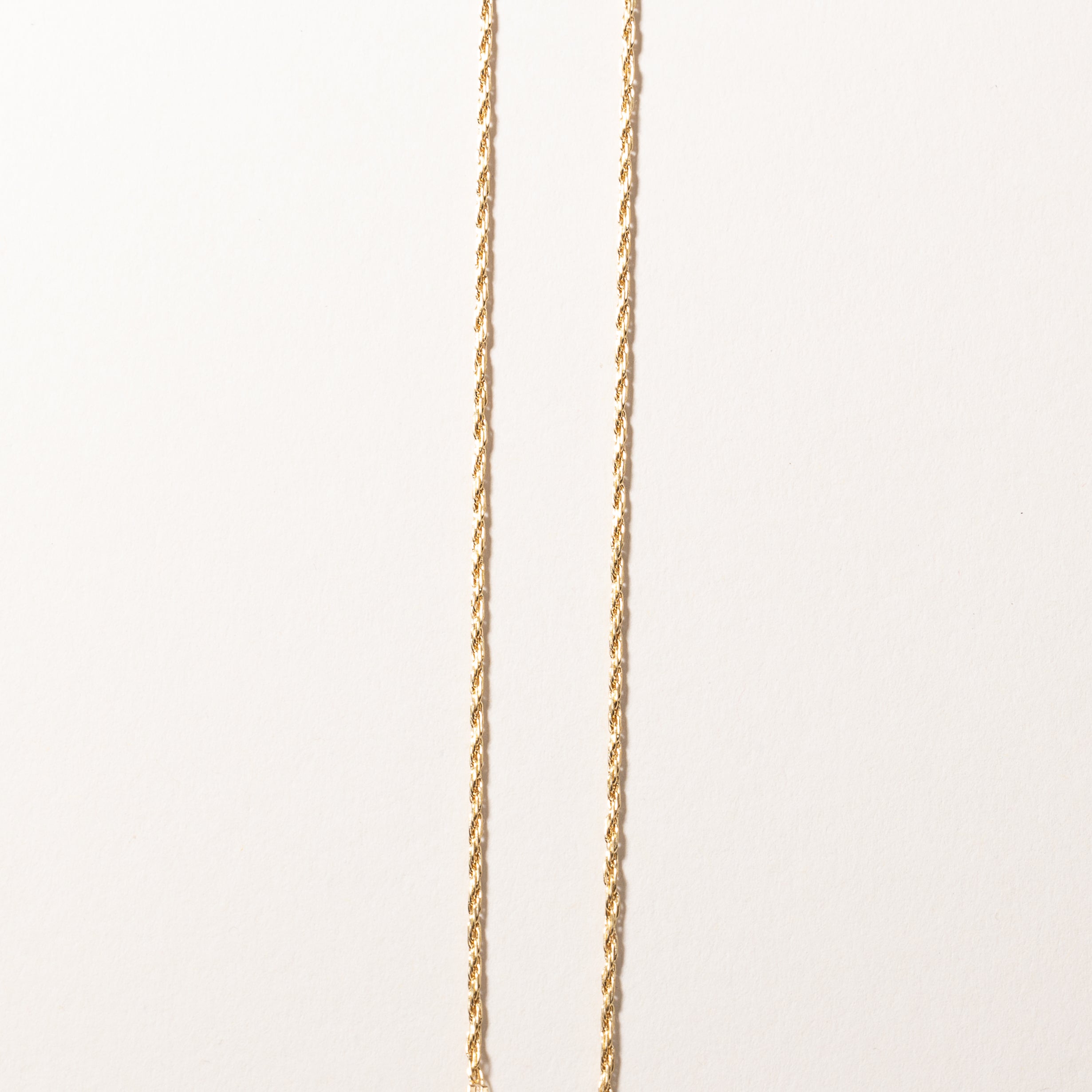 18k Yellow Gold Heart Pendant Necklace | 0.19ctw | 18"