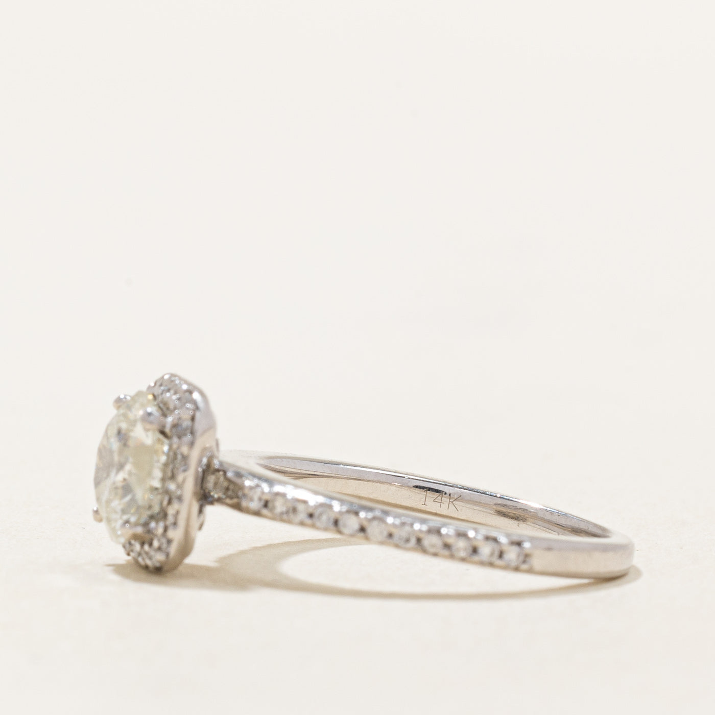 Diamond Wedding Ring Set | 1.07ct, 0.24ctw | SZ 4.5 |