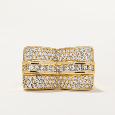 Diamond Cocktail Ring | 1.65ctw, 0.41ctw | SZ 7.5 |
