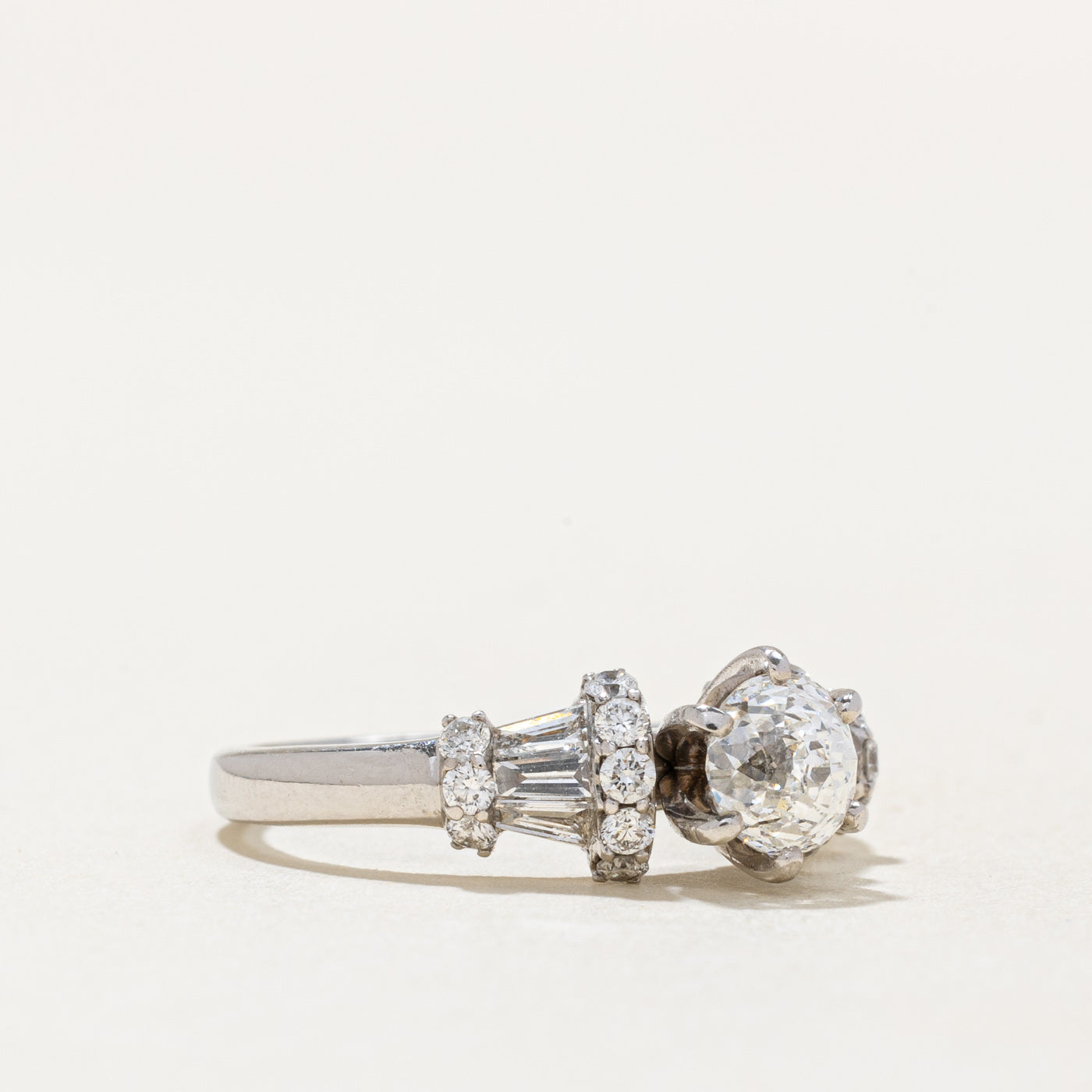 Diamond Engagement Ring | 0.59ct, 0.34ctw, 0.28ctw | SZ 4.75 |