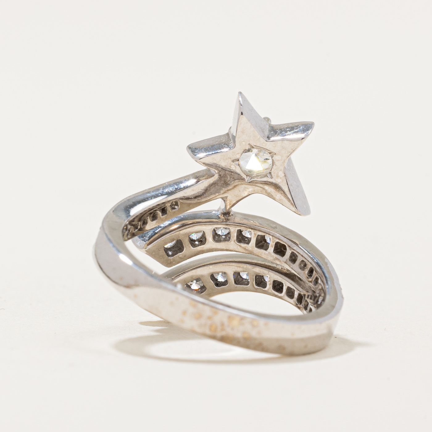 Diamond Shooting Star Ring | 0.62ctw | SZ 3.5 |
