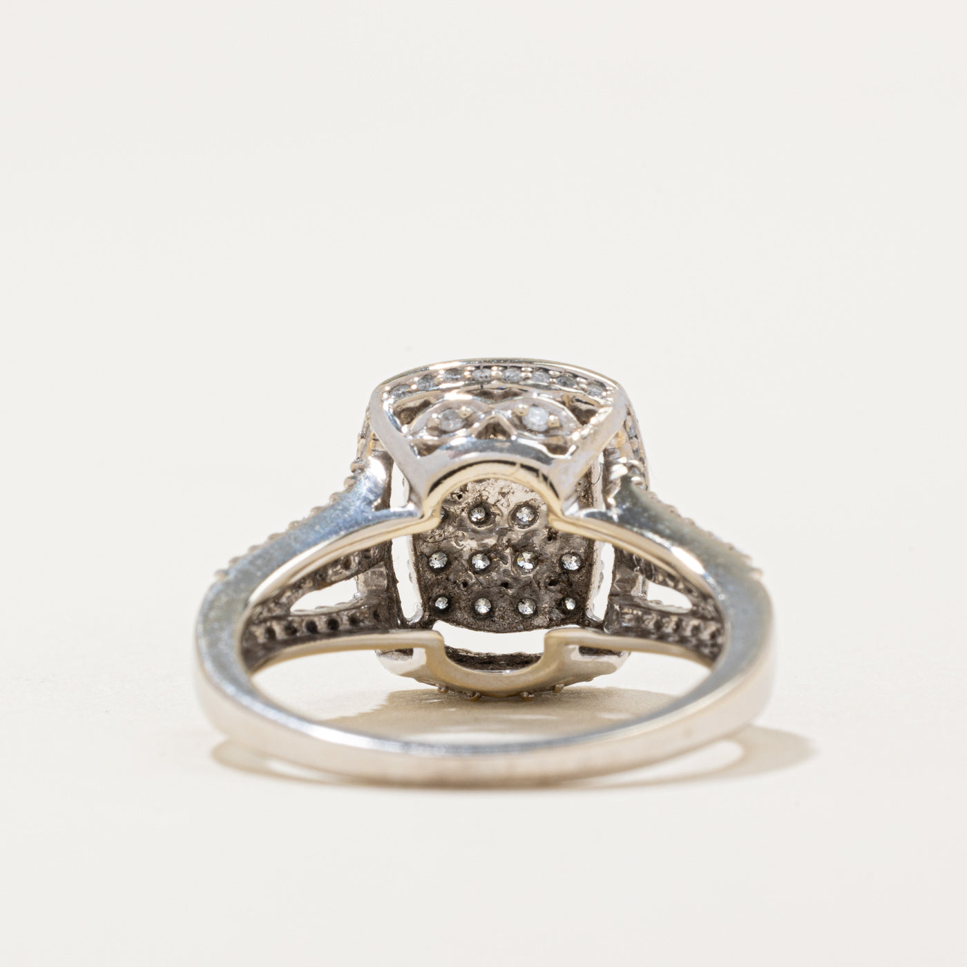 Pave Set Diamond Ring | 1.26ctw | SZ 6.75 |