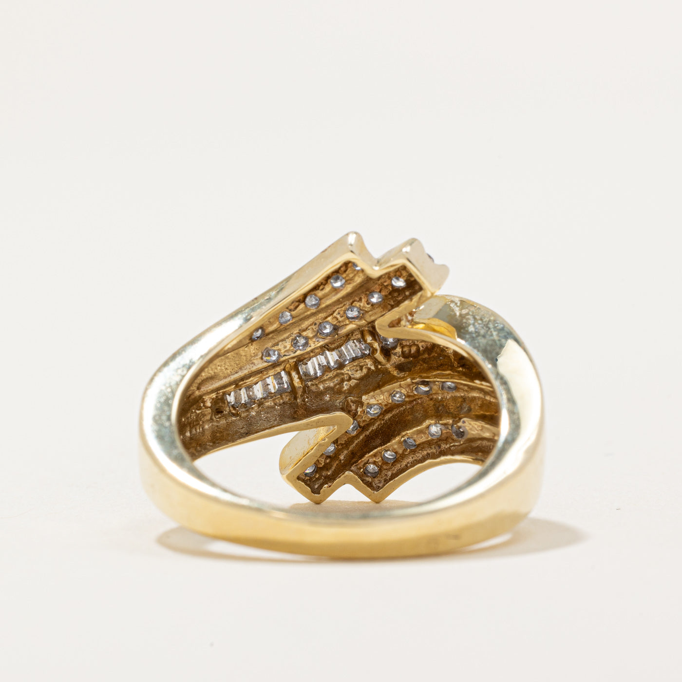 Diamond Waterfall Ring | 0.64ctw | SZ 6.75 |