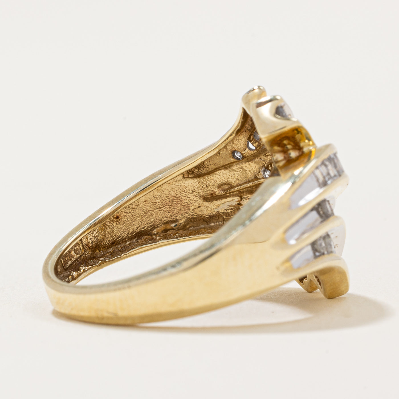 Diamond Waterfall Ring | 0.64ctw | SZ 6.75 |