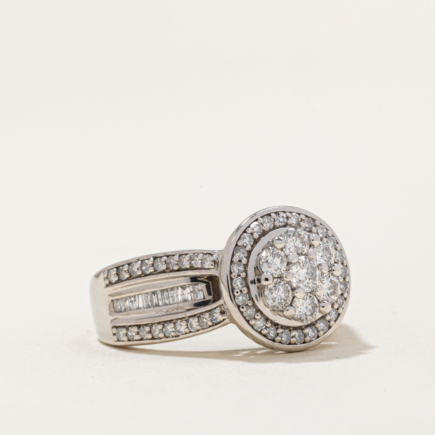 Diamond Cocktail Ring | 1.05ctw | SZ 6.5 |