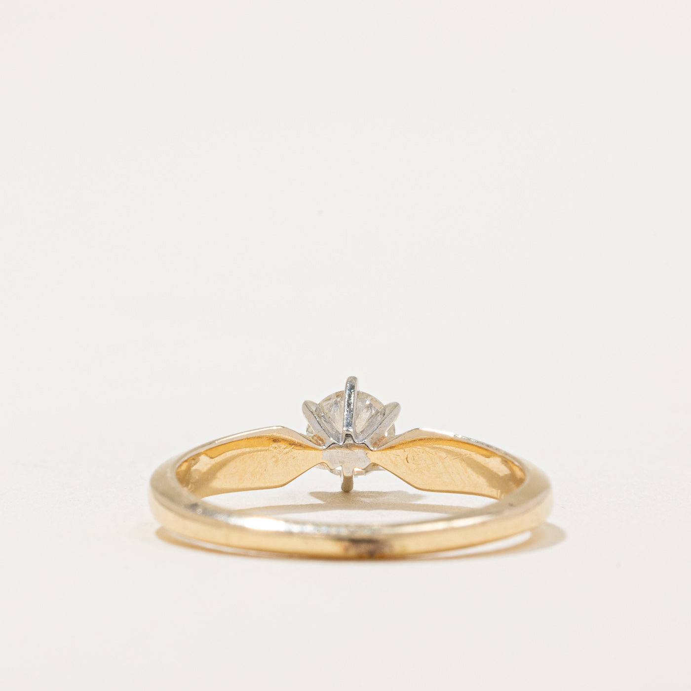 Solitaire Diamond Engagement Ring | 0.34ct SI1 J | SZ 5 |