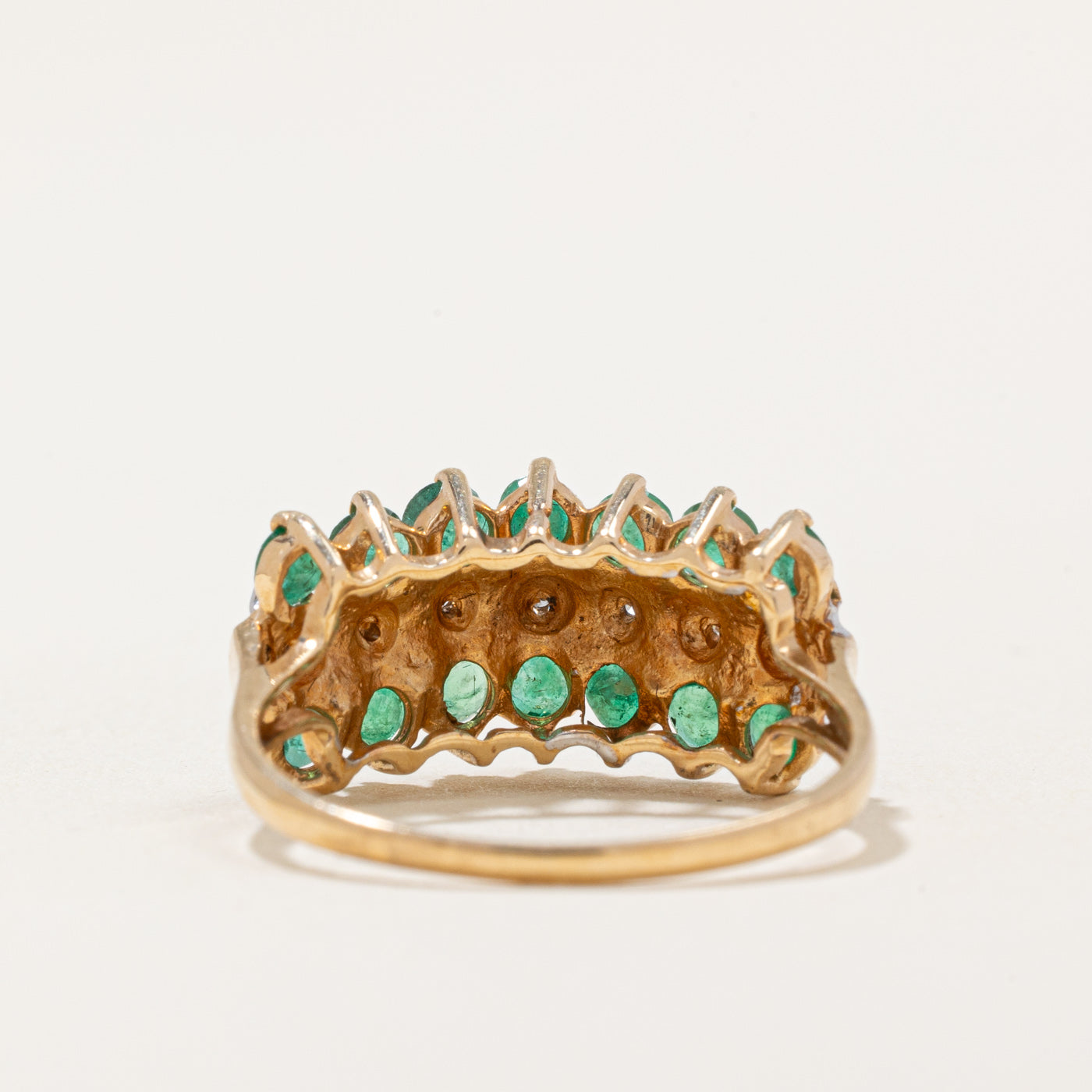 Emerald & Diamond Ring | 0.66ctw, 0.05ctw | SZ 6.25 |