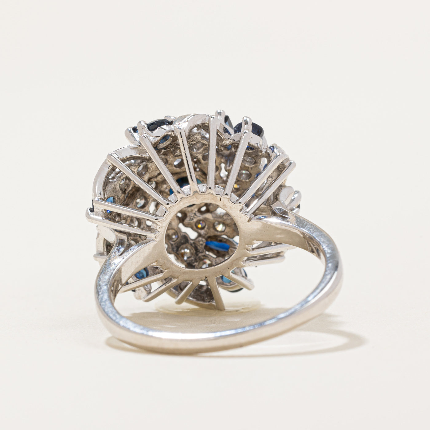 Sapphire & Diamond Cocktail Ring | 2.12ctw, 0.91ctw | SZ 7.25 |