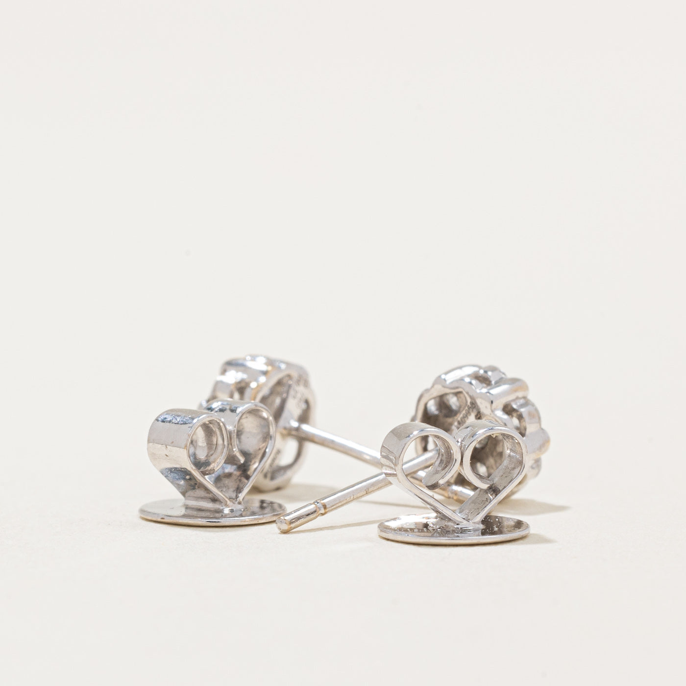 Diamond Cluster Stud Earrings | 0.50ctw |