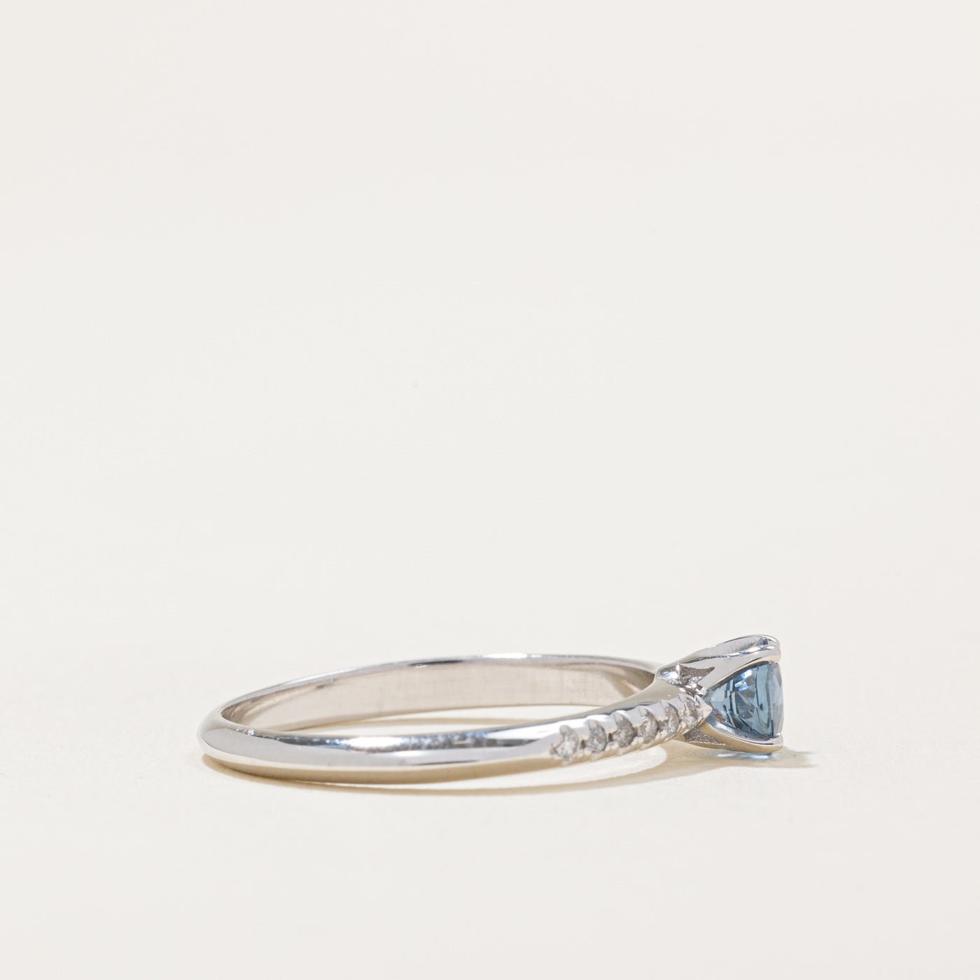 Sapphire & Diamond Ring | 0.40ct, 0.08ctw | SZ 5.75 |