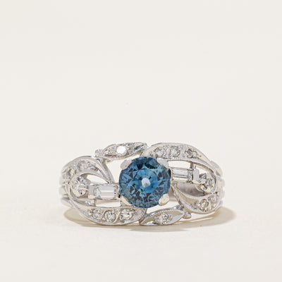 Sapphire & Diamond Cocktail Ring | 1.19ct, 0.23ctw | SZ 6.25 |