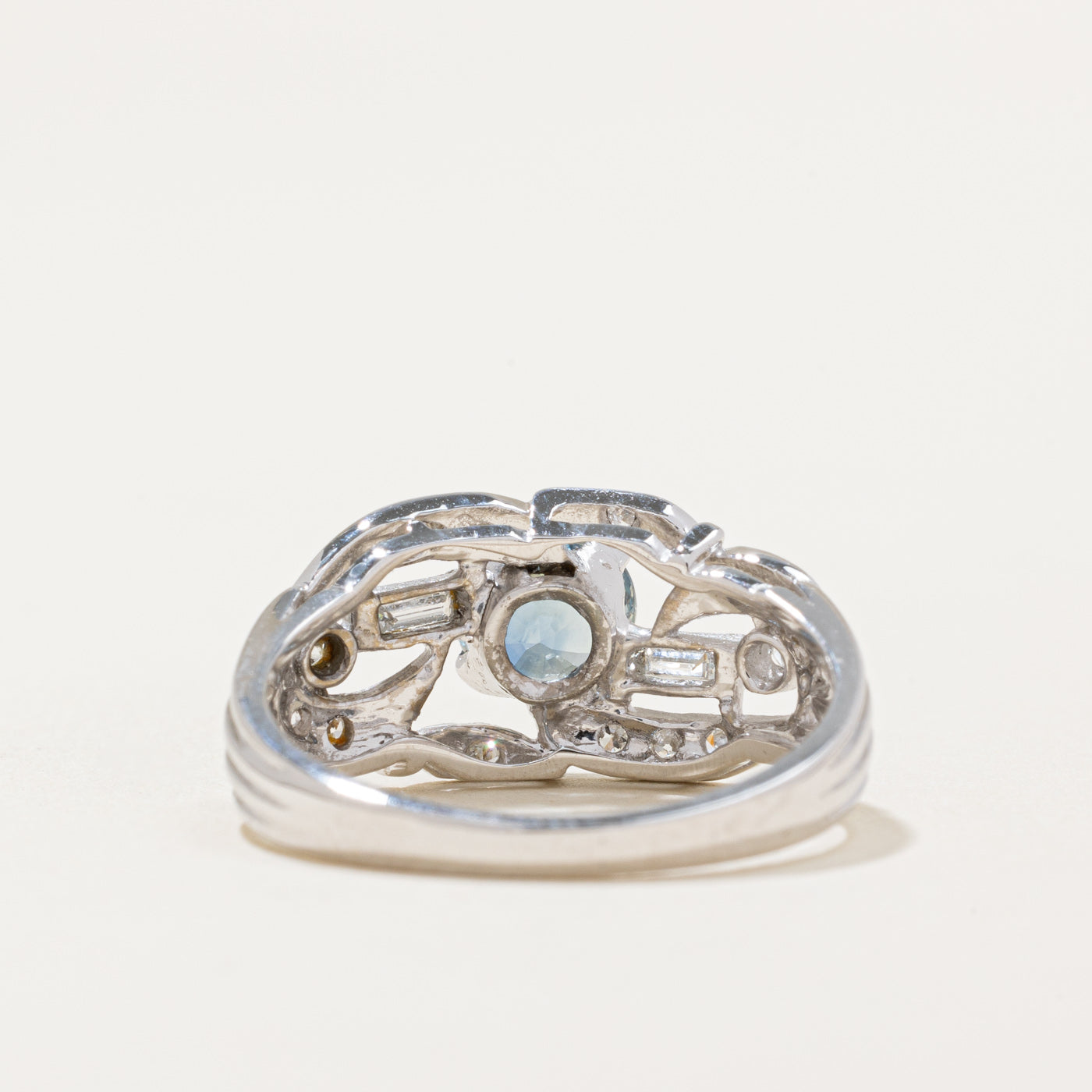 Sapphire & Diamond Cocktail Ring | 1.19ct, 0.23ctw | SZ 6.25 |