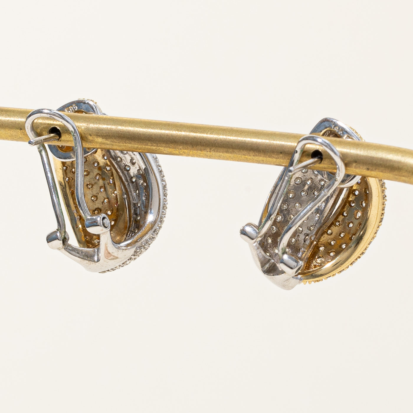 Pave Set Diamond Earrings | 1.65ctw |