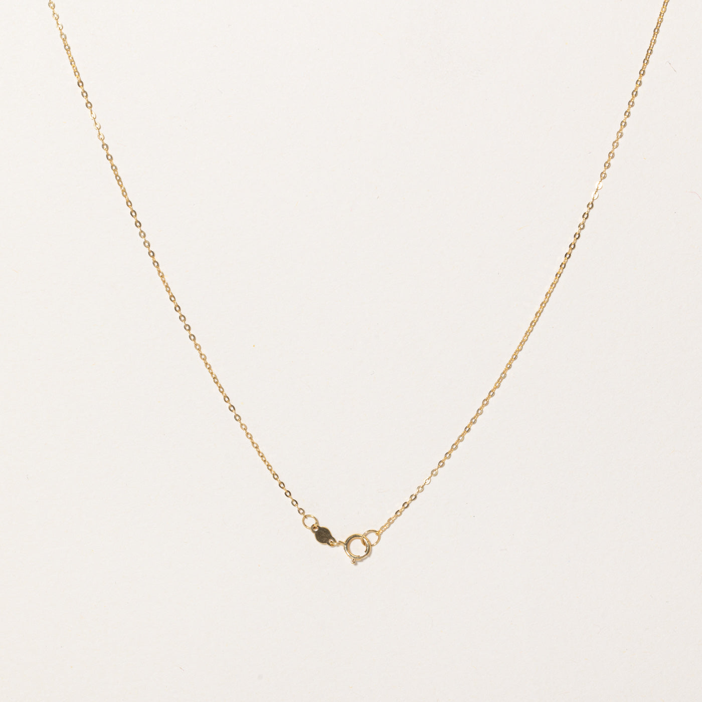 Synthetic Sapphire & Natural Diamond Pendant & Necklace | 0.13ctw | 18" |