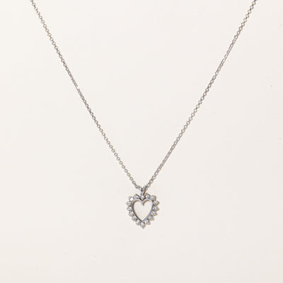 Diamond Heart Pendant & Necklace | 0.40ctw | 18
