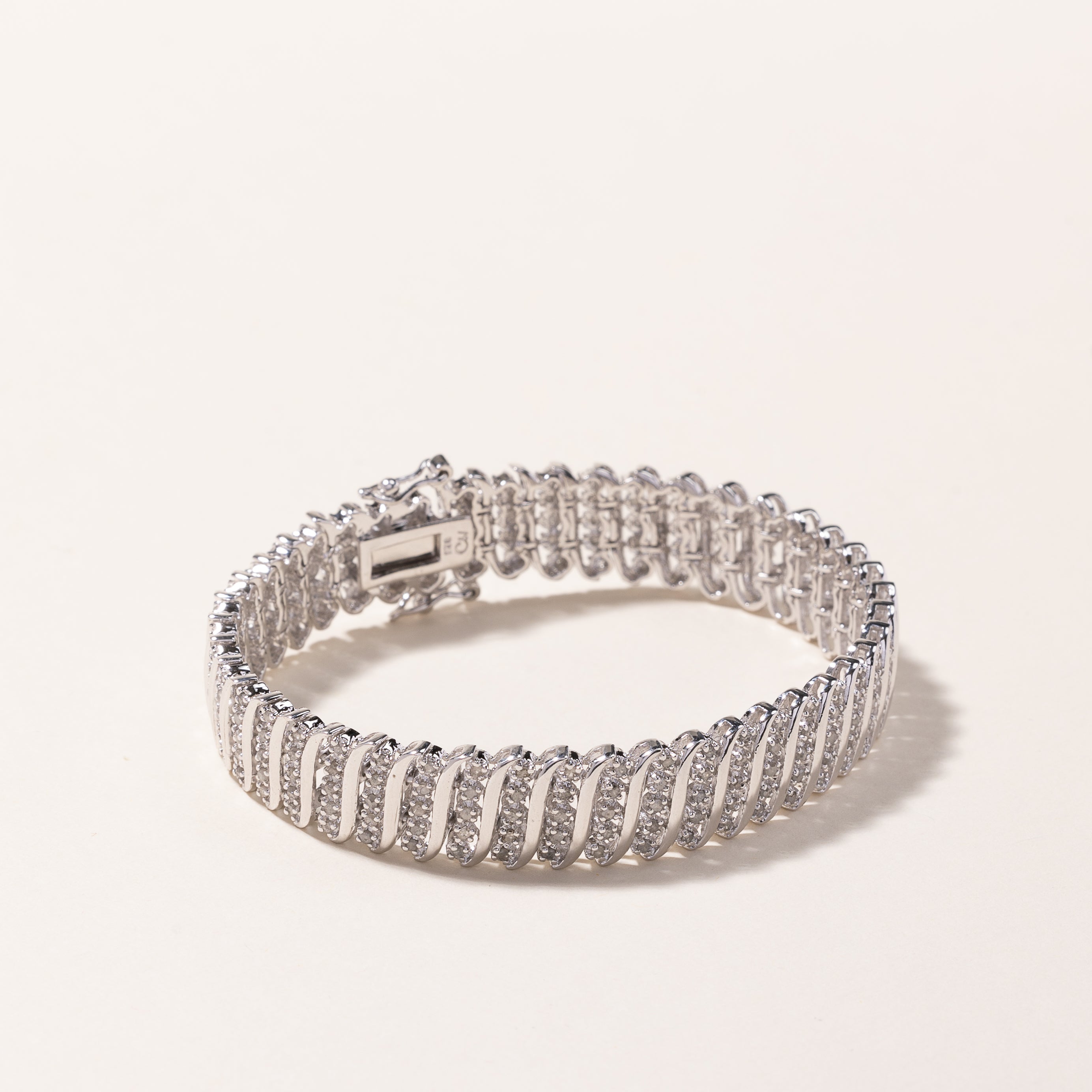 Silver Tennis Bracelet | 1.41ctw | 7" |