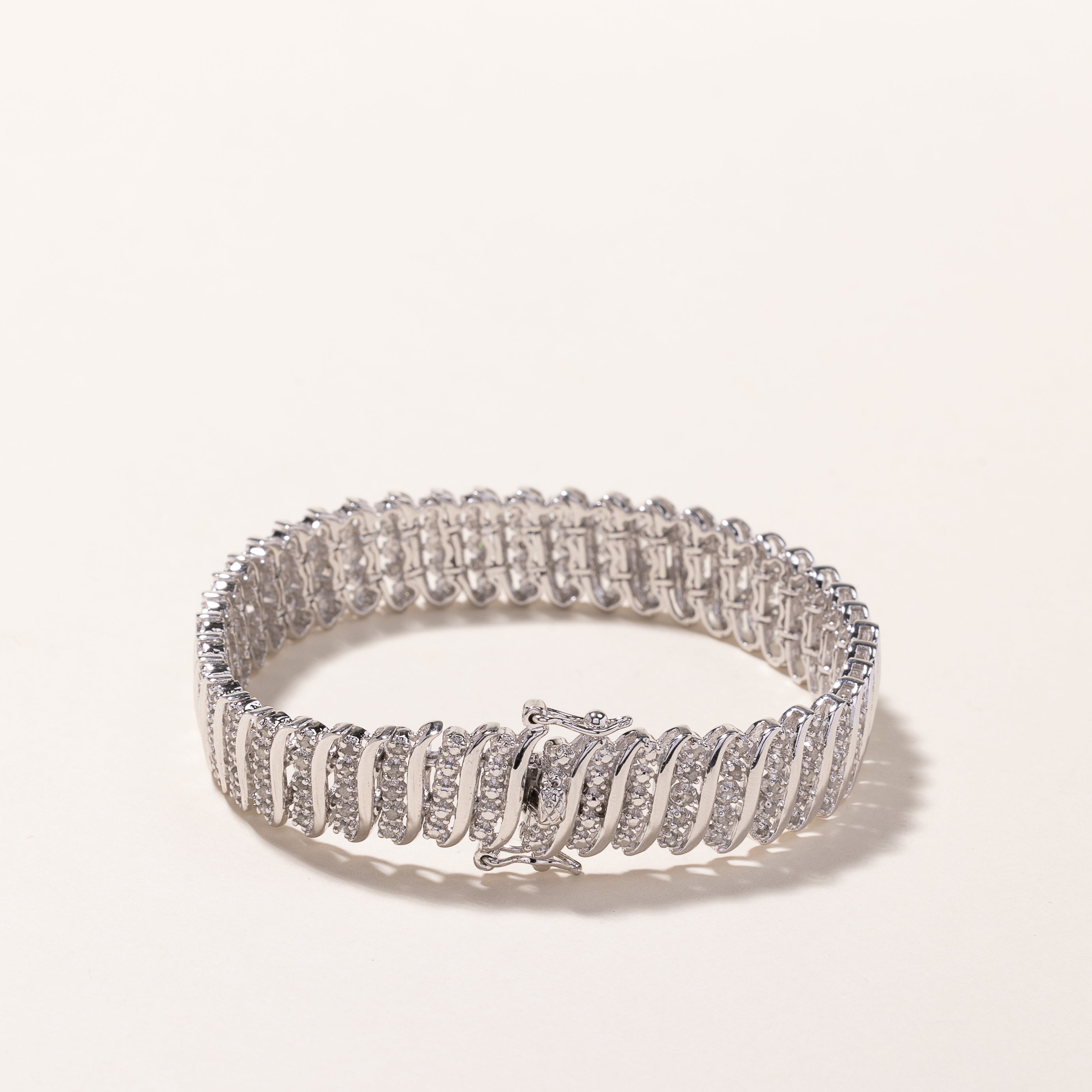 Silver Tennis Bracelet | 1.41ctw | 7" |