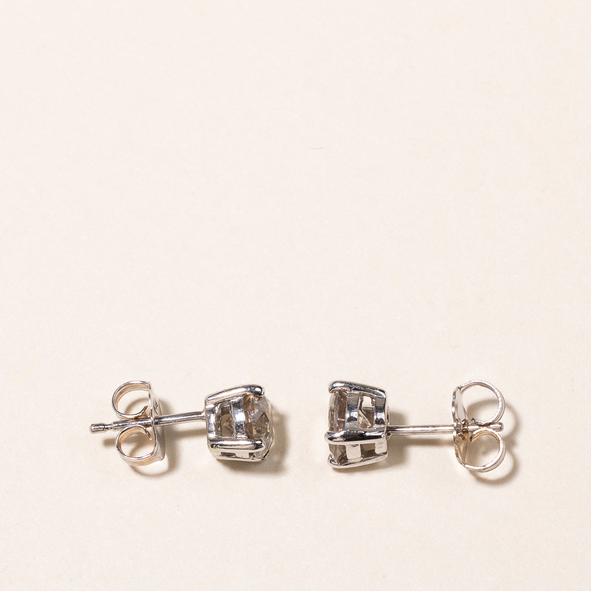 14k White Gold Diamond Stud Earrings | 1.14ctw |