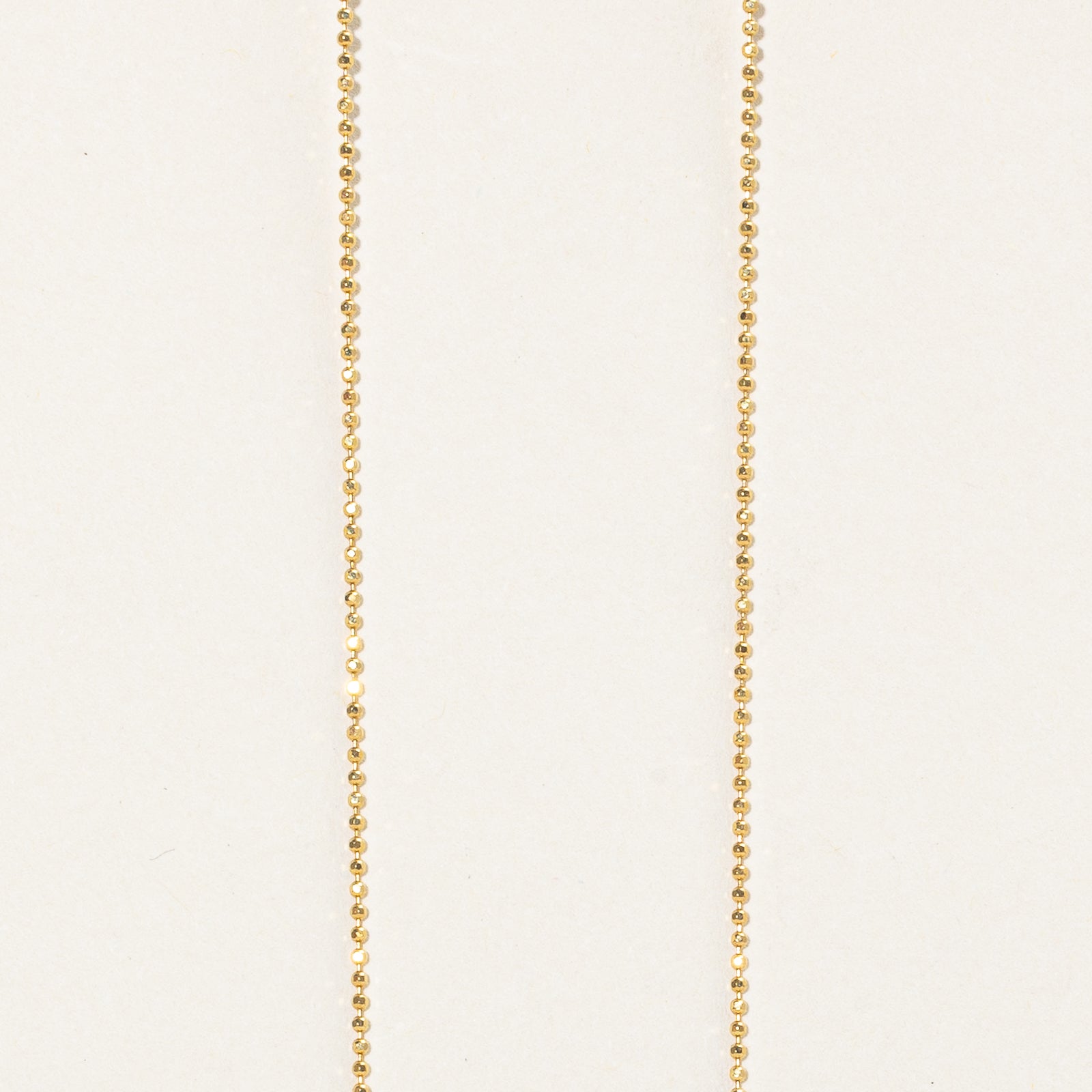 Collier pendentif en chrysocolle 14 carats | 2,55 ct | 45,7 cm