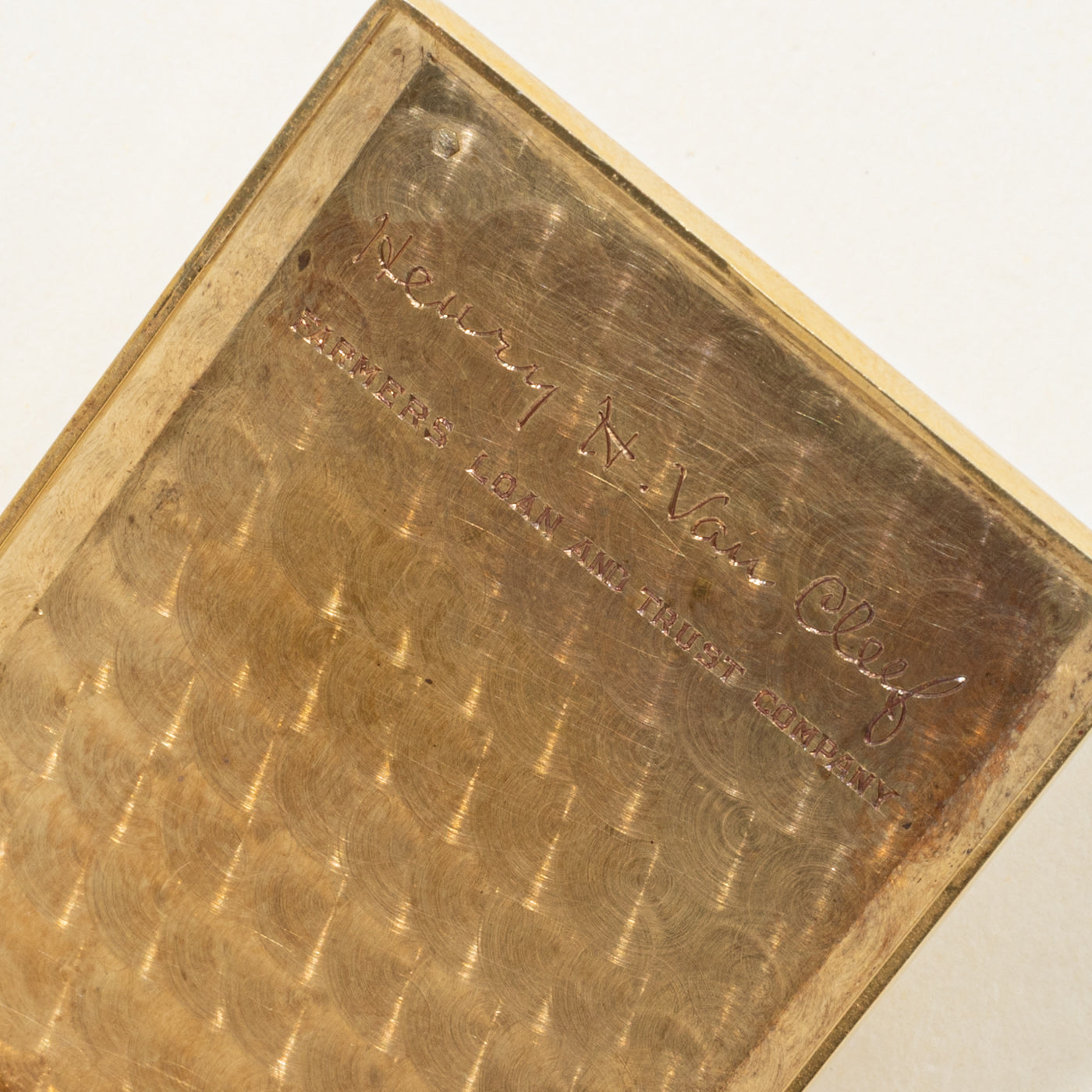 Antique 'Van Cleef & Arpels' Presentation Cigarette Case