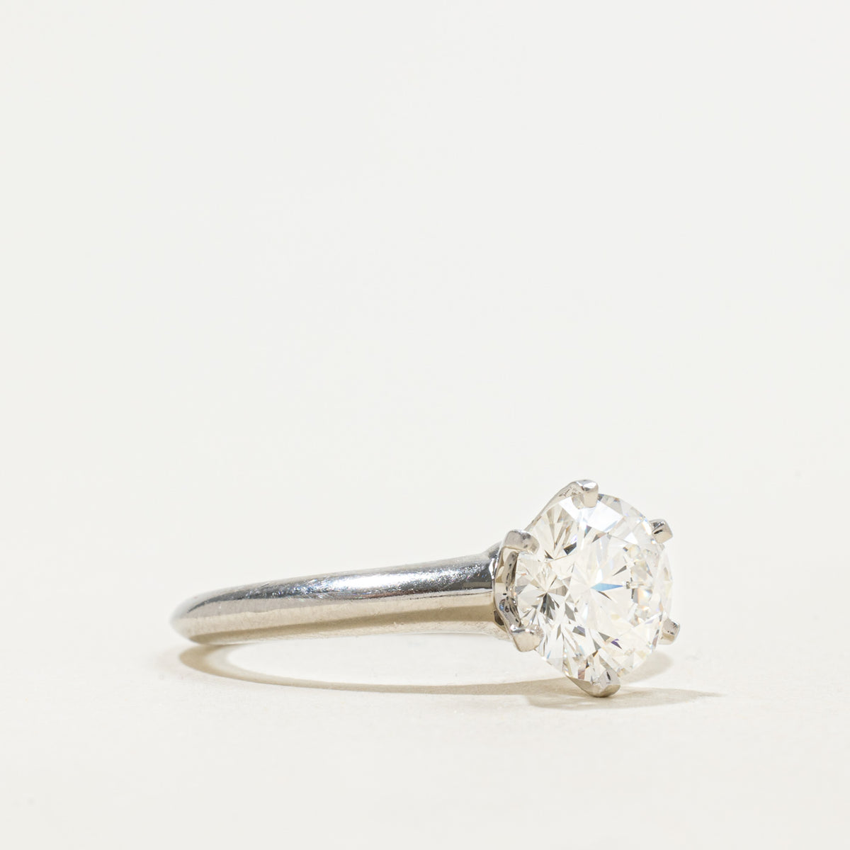 'Tiffany & Co' Diamond Solitaire Engagement Ring | 1.74ct VS1/VS2 F/G Ex | Sz 5.75