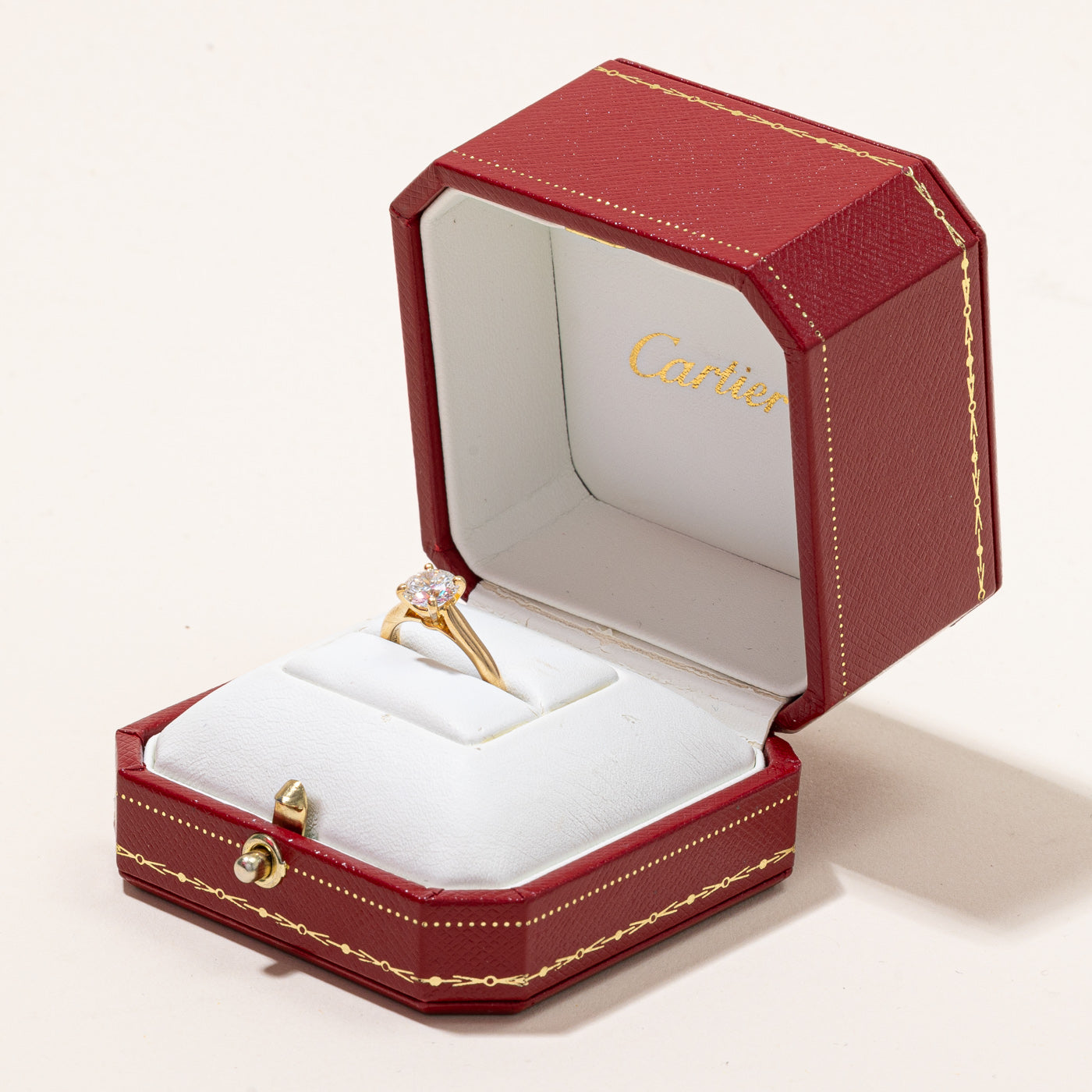 'Cartier' Solitaire 1895 | GIA 1.14ct VVS2 E Ex | SZ 5 |