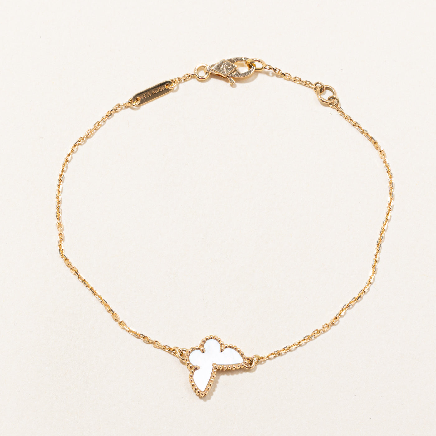 'Van Cleef & Arpels' Sweet Butterflies Bracelet | 7" |