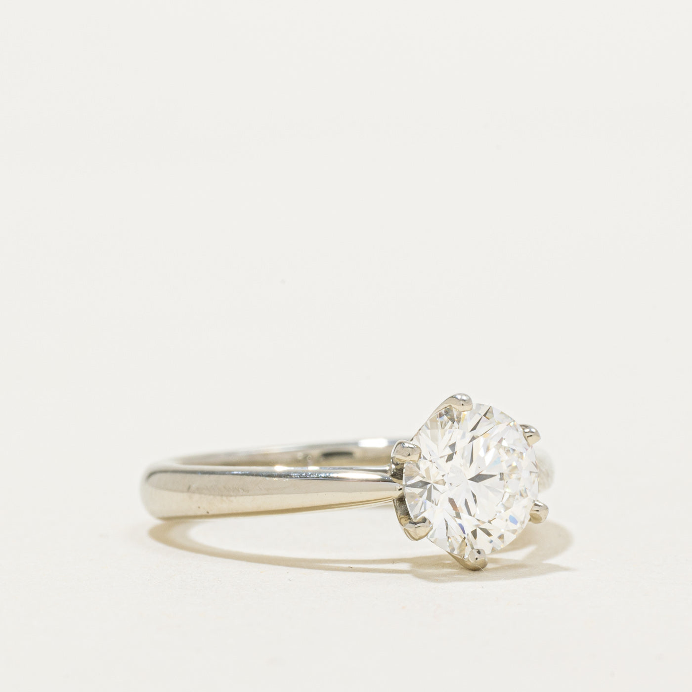 GIA Canadian Diamond Engagement Ring | GIA 1.19ct VS2 F Ex | SZ 4.5