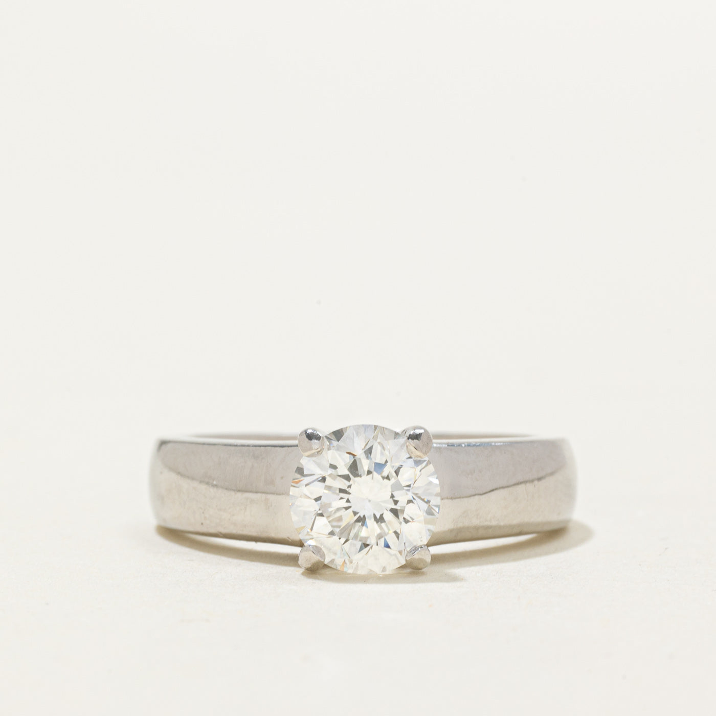 Solitaire Diamond Engagement Ring | 1.45ct SI1 F/G | SZ 7