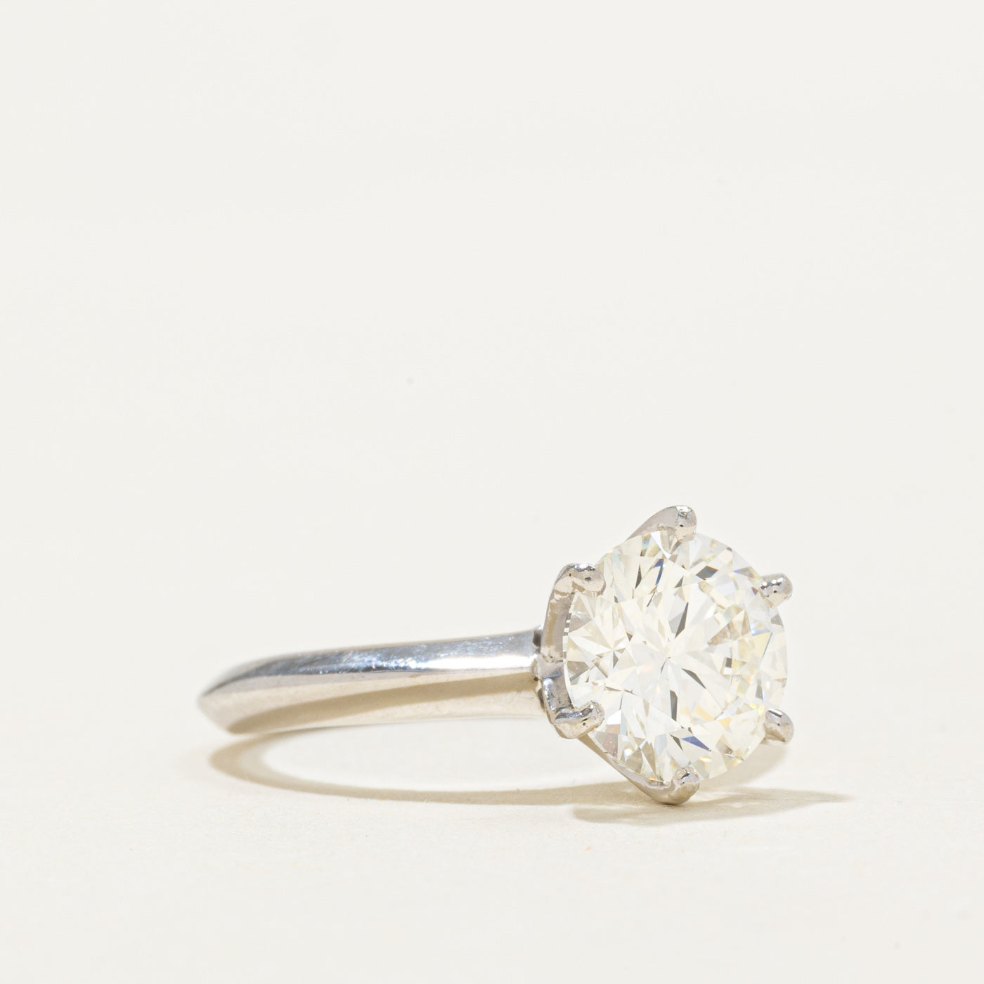 GIA Diamond Solitaire Engagement Ring | GIA 1.70ct VS2 J Ex | SZ 3.5