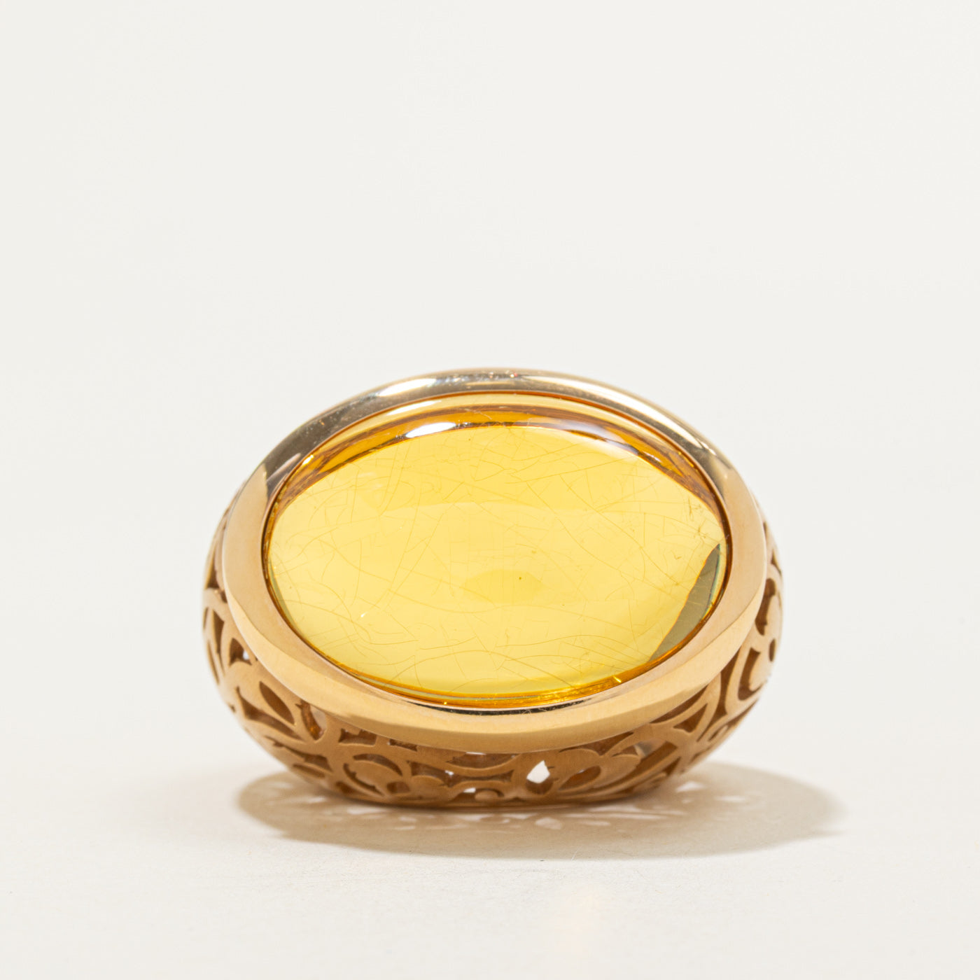 'Pomellato' Arabesque Amber Ring | 8.50ct | SZ 6