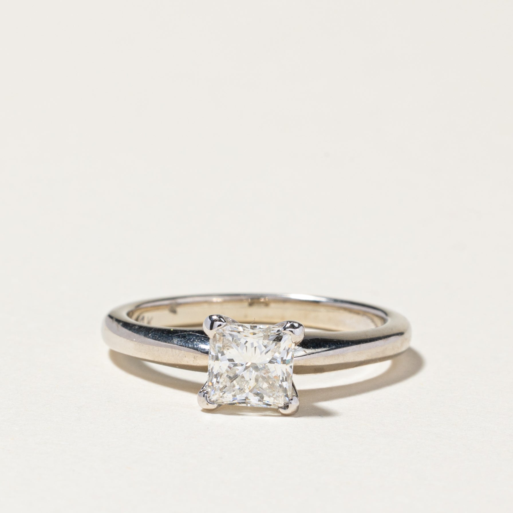 14K White Gold Diamond Ring | 0.88ct | SZ 6