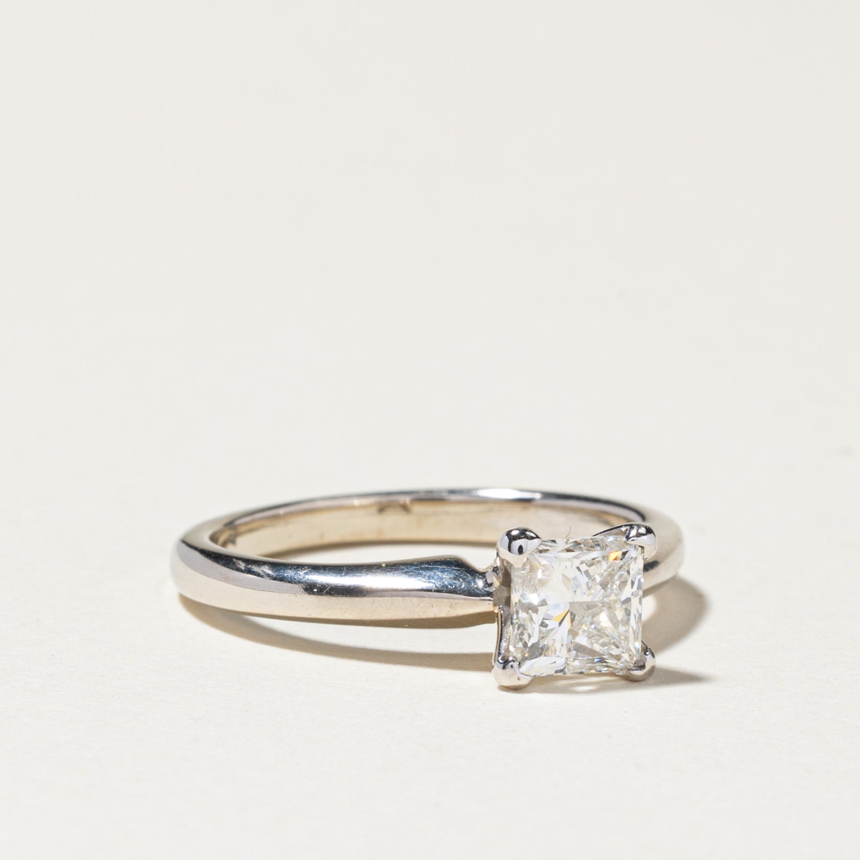 14K White Gold Diamond Ring | 0.88ct | SZ 6