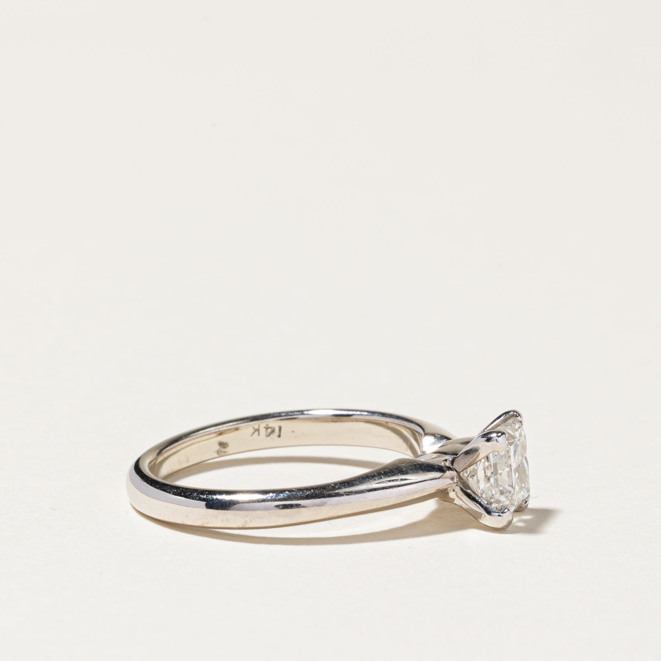 14K White Gold Diamond Ring | 0.88ct | SZ 6