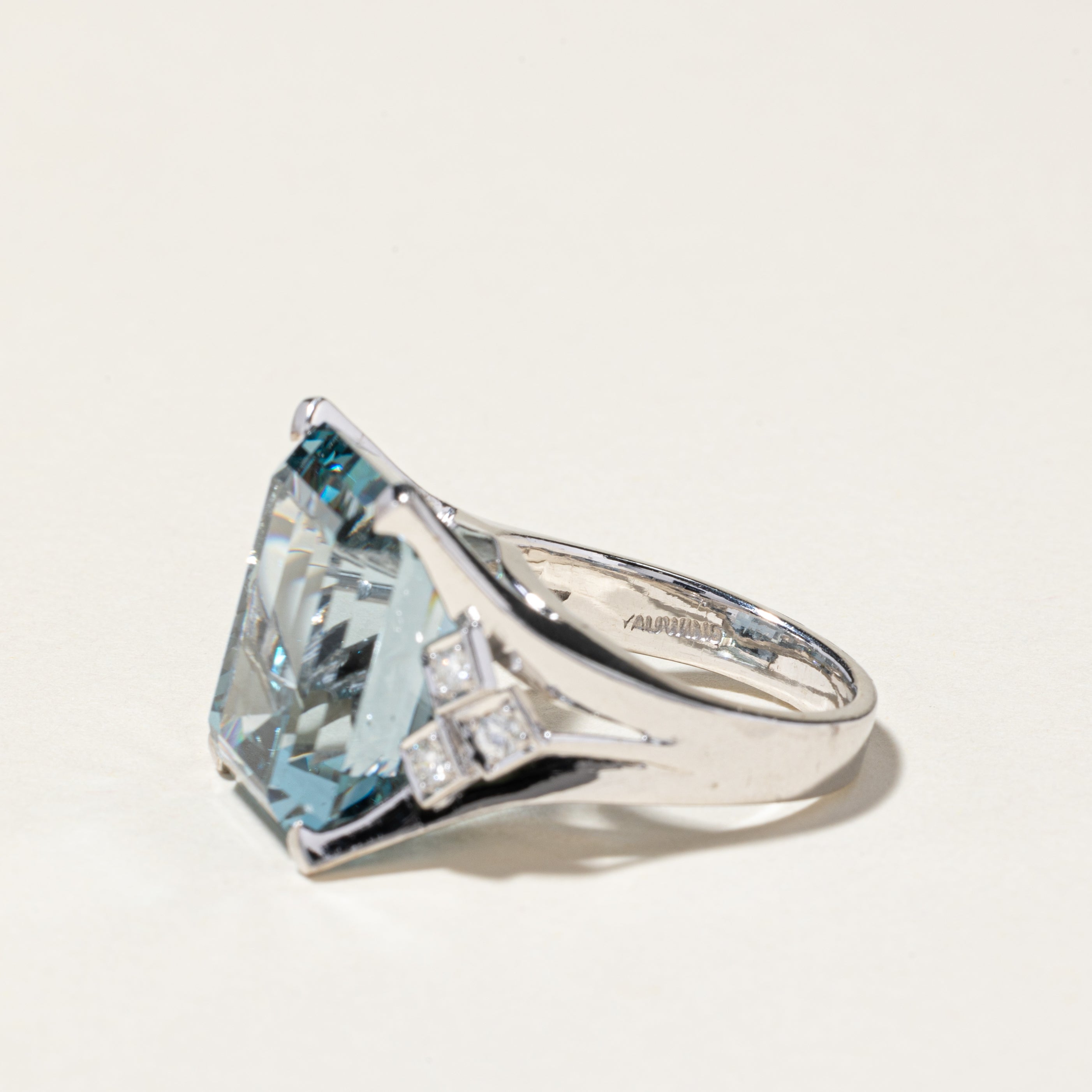 Synthetic Spinel & Diamond Cocktail Ring | 22.00ct, 0.16ctw | SZ 6.5
