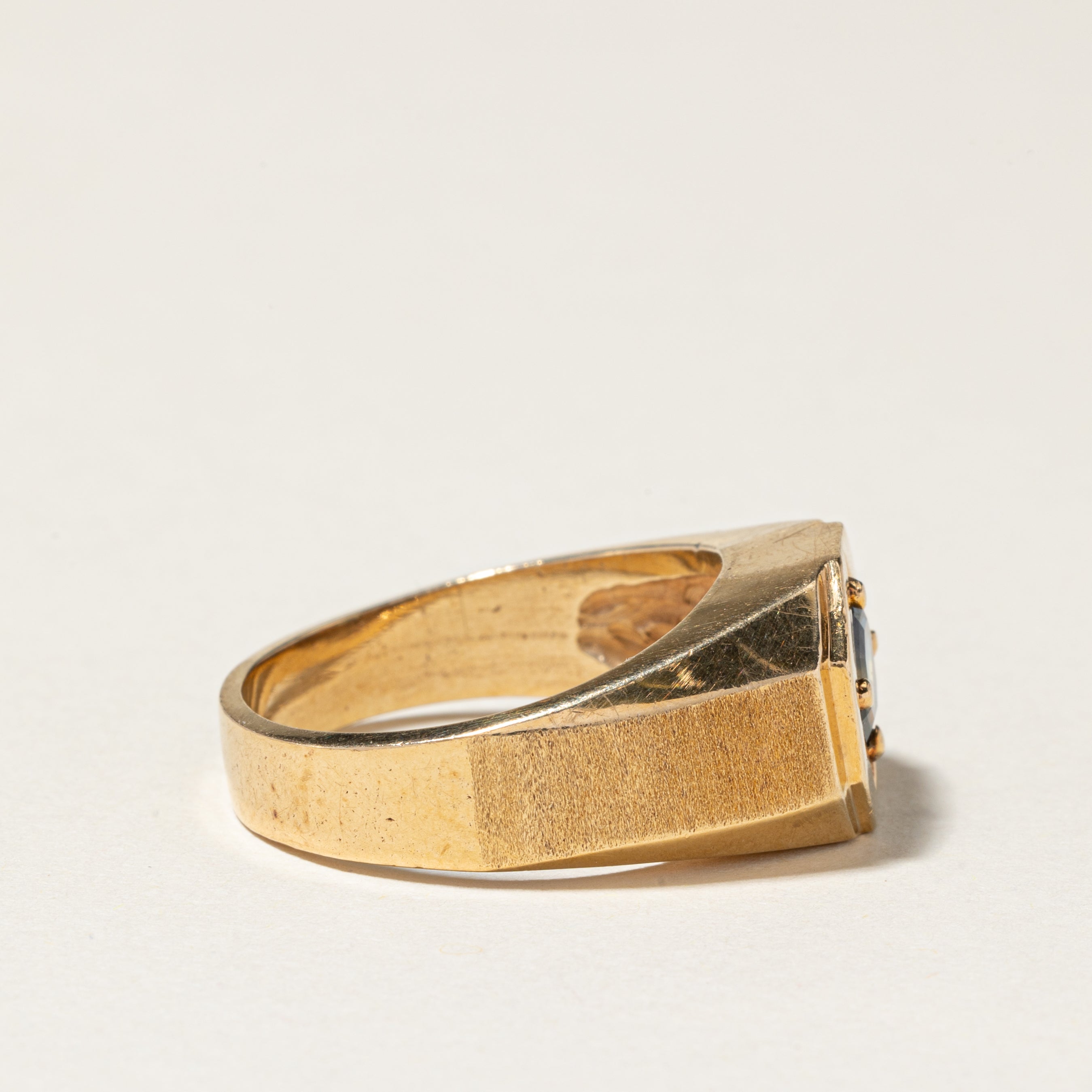 10K Yellow Gold Sapphire Ring | 1.51ctw | SZ 9.25