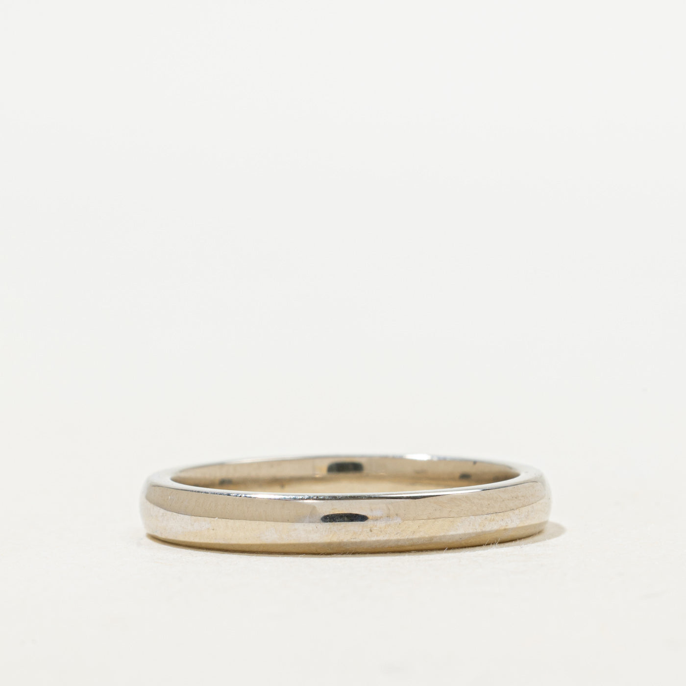 14k White Gold Band | 3.00mm | SZ 7.75