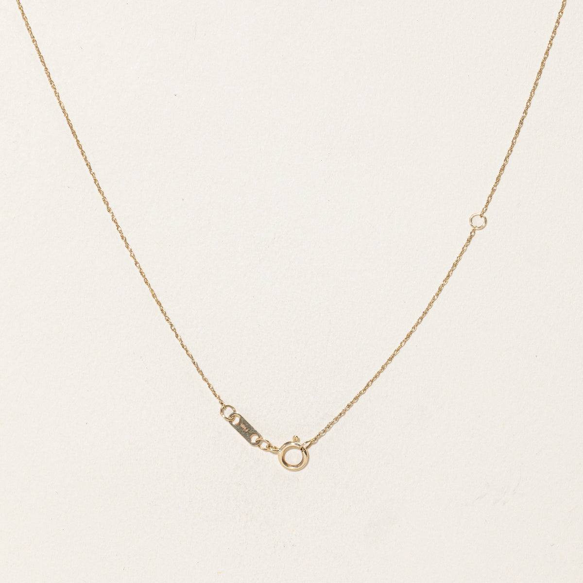 10k Pave Set Diamond Bee Pendant Necklace | 18"