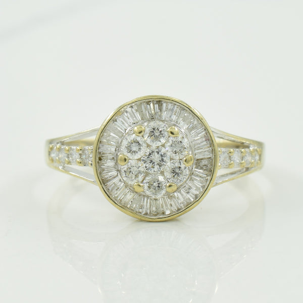 Cluster Diamond Halo Ring | 0.43ctw | SZ 6.25 |