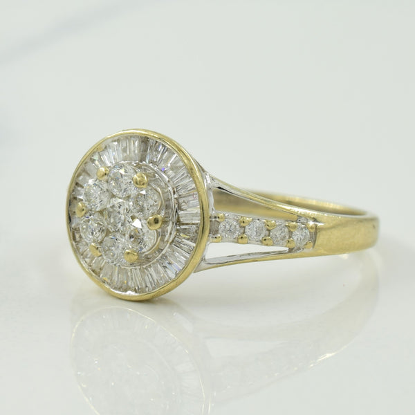 Cluster Diamond Halo Ring | 0.43ctw | SZ 6.25 |