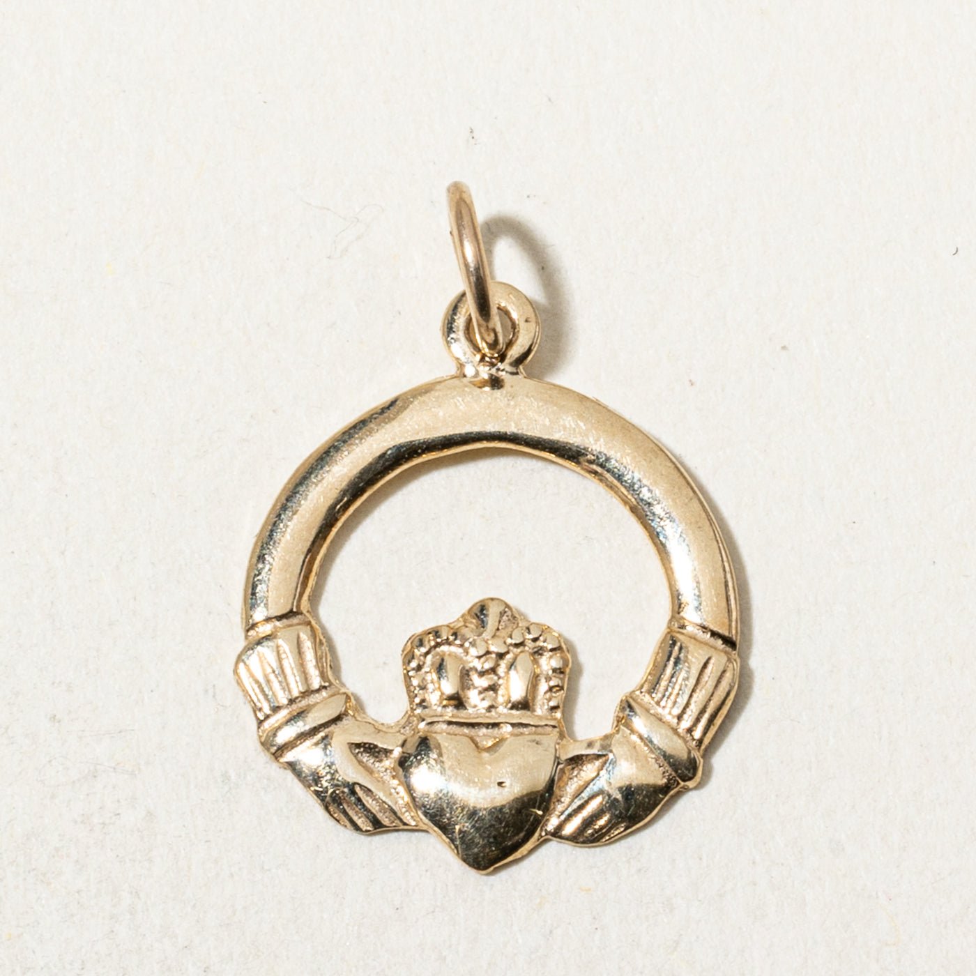 1987 Dublin Yellow Gold Claddagh Charm