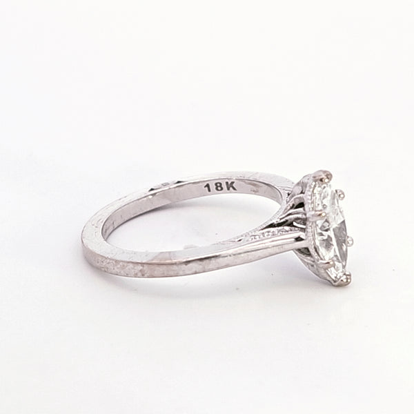 Tacori' Marquise Canadian Diamond Engagement Ring | 1.09ctw | SZ 6.5 |