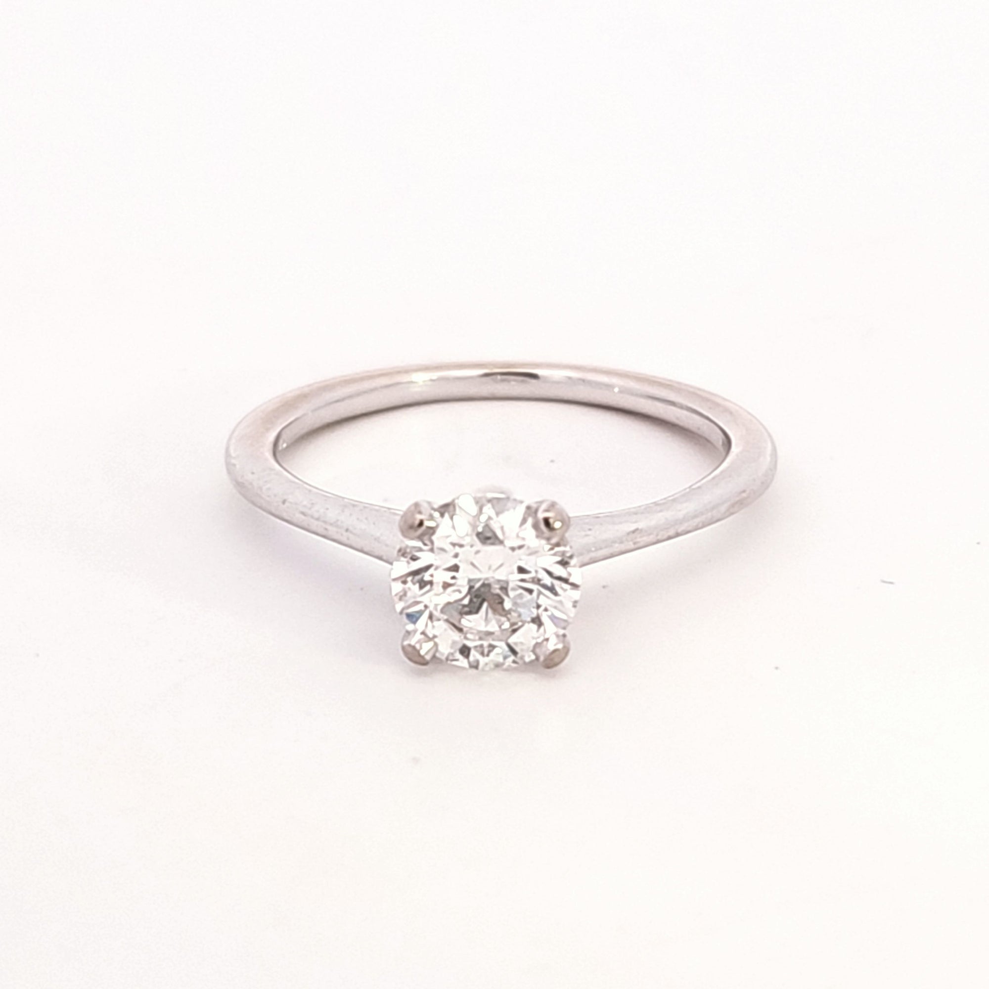 Low Profile Solitaire GIA Diamond Engagement Ring | 1.02 ct | SZ 7 |
