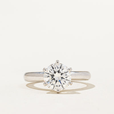 2ct+ Natural Diamond Solitaire Ring with GIA grading  | 2.03ct VVS1 G Ex | SZ 5.5 |