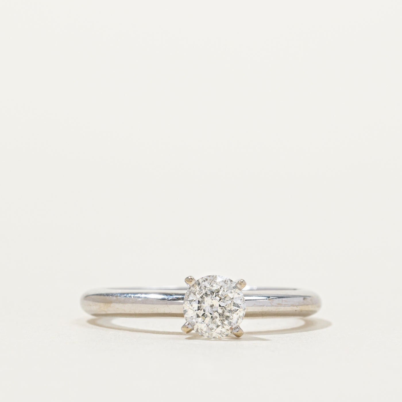 Canadian Diamond Solitaire Ring | 0.60ct I3 G | SZ 6.75