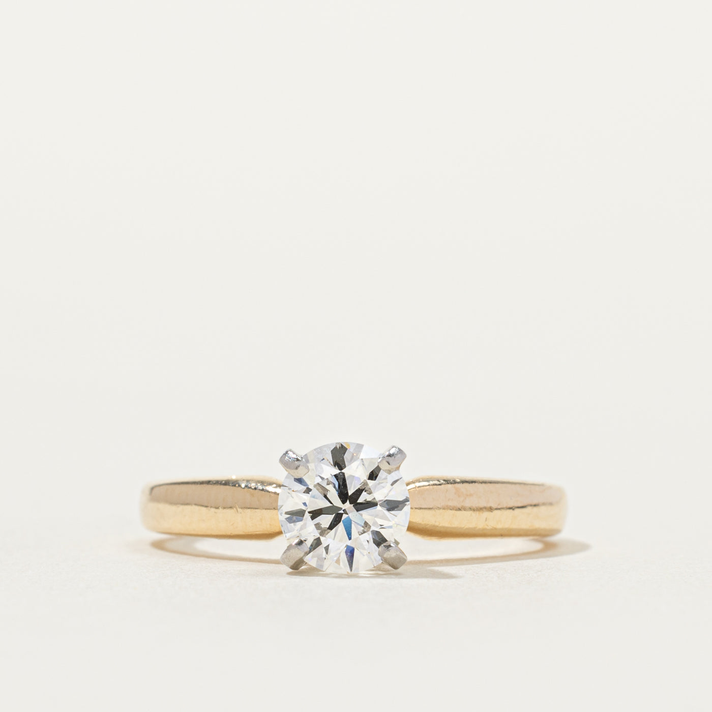 GIA Round Brilliant Cut Solitaire Diamond Ring | GIA 0.71ct SI2 G VG | SZ 6.0
