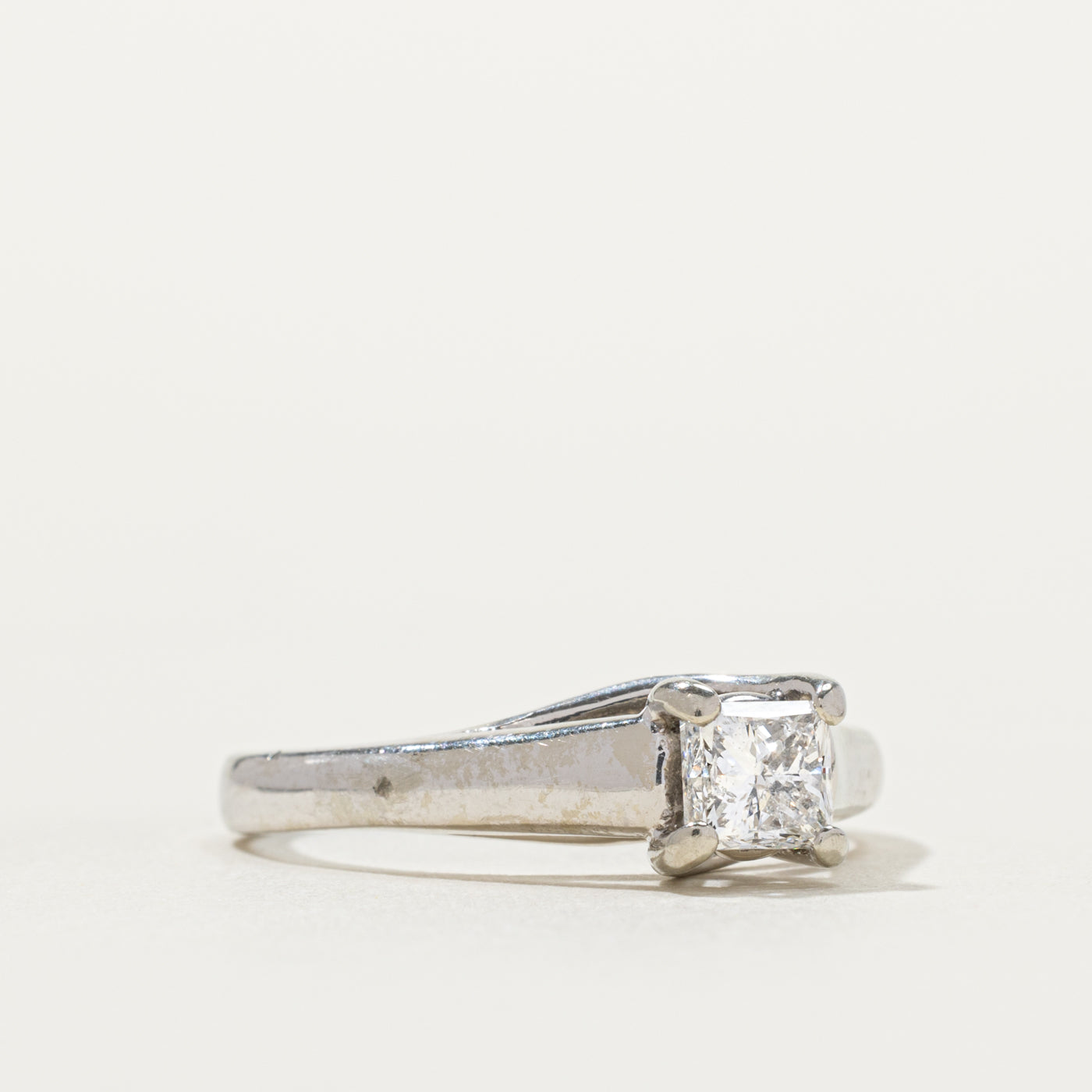 IGI Princess Cut Diamond Ring | 0.80ct I1 E/F | SZ 9.25