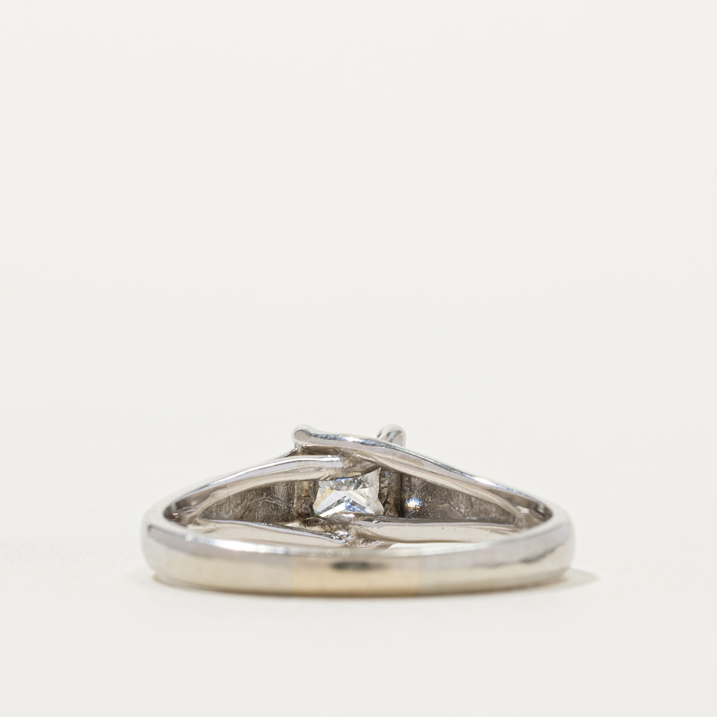 IGI Princess Cut Diamond Ring | 0.80ct I1 E/F | SZ 9.25