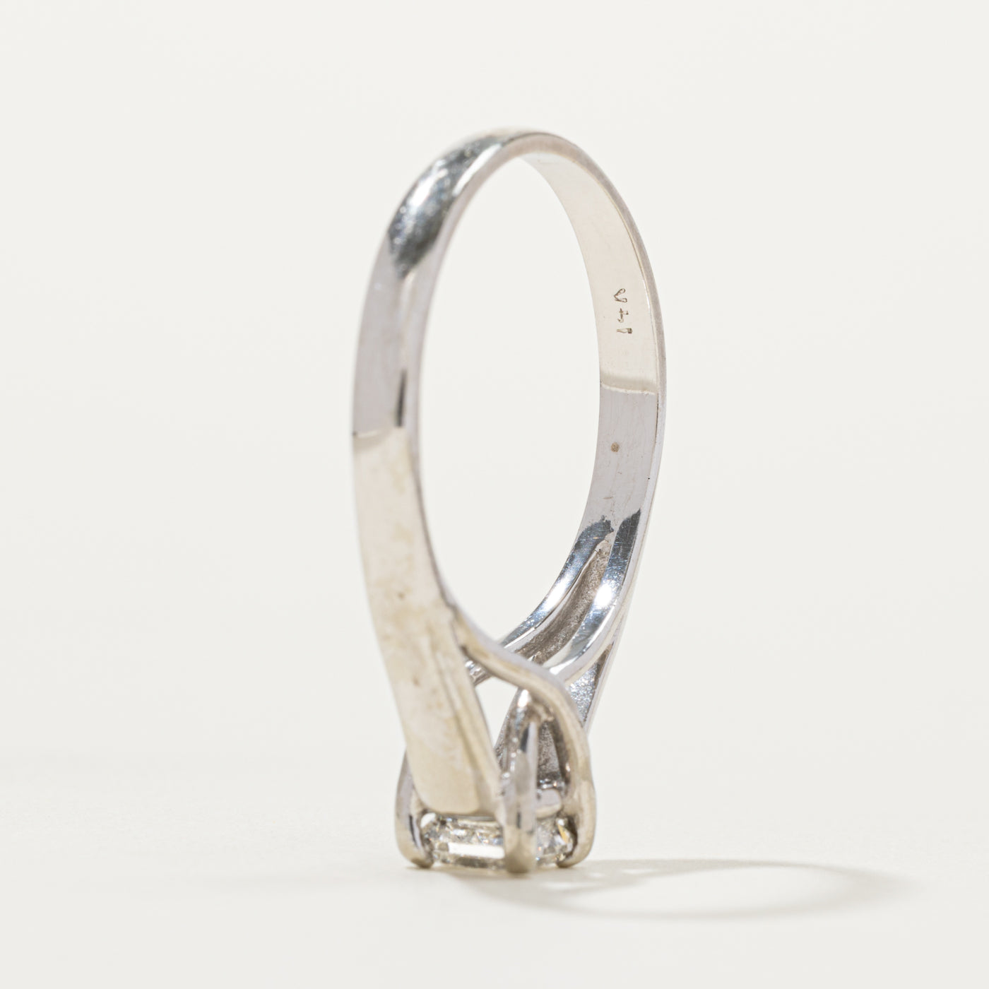 IGI Princess Cut Diamond Ring | 0.80ct I1 E/F | SZ 9.25