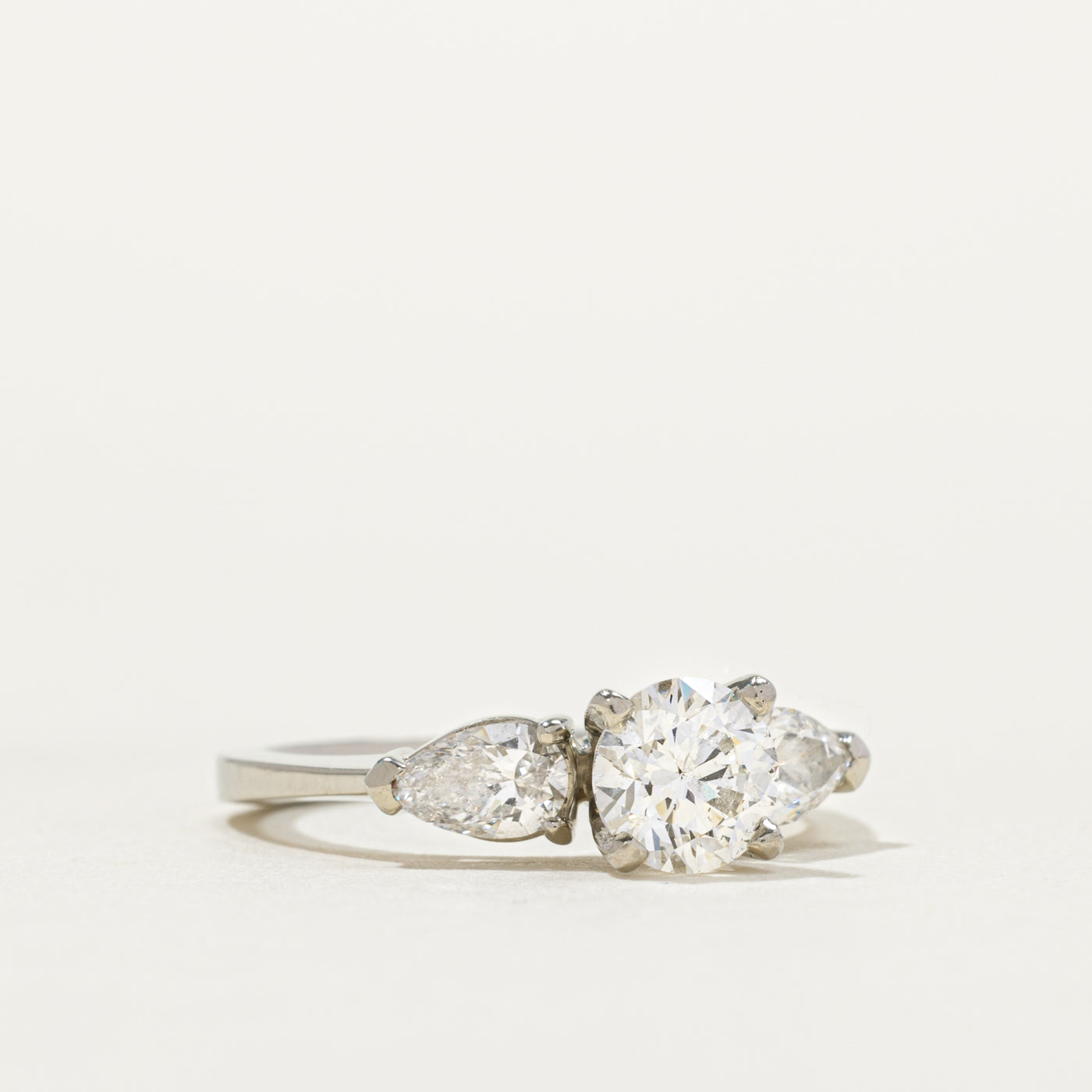 IGL Round Brilliant Cut Diamond Accented Ring | 0.75ct SI1 H, 0.50ctw | SZ 5.5